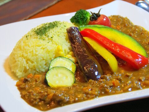 煮込まず簡単♡野菜たっぷりのキーマカレー♬